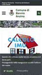 Mobile Screenshot of comune.bannioanzino.vb.it